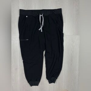 FIGS Zamora Black Jogger Scrub Pants XXL Technical Collection Healthcare